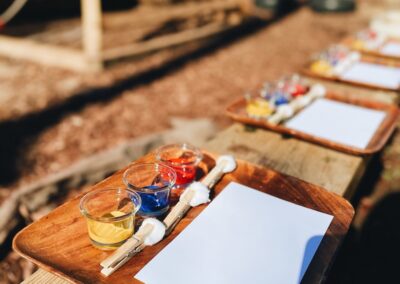 child paint setup