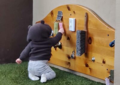 baby learning with toys