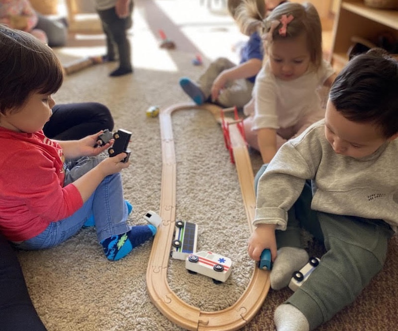 photo of a young toddler classroom